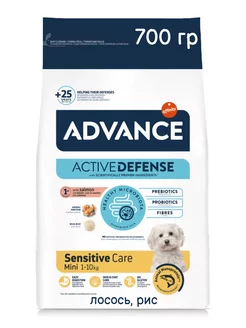 Advance Mini Sensitive Сухой корм для собак 700 гр Advance 238416996 купить за 695 ₽ в интернет-магазине Wildberries