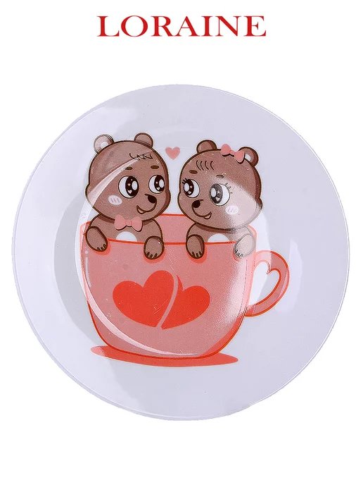 Детская посуда набор 3 шт. фарфор - фото 12