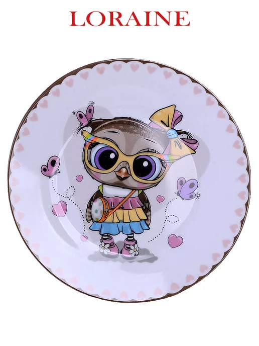 Детская посуда набор 3 шт. фарфор - фото 12