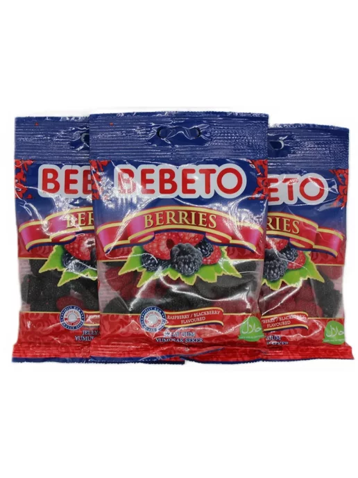 BEBETO Мармелад жевательный со вкусом ягод 3шт по 80гр, 3 шт, 80 г, фото 2