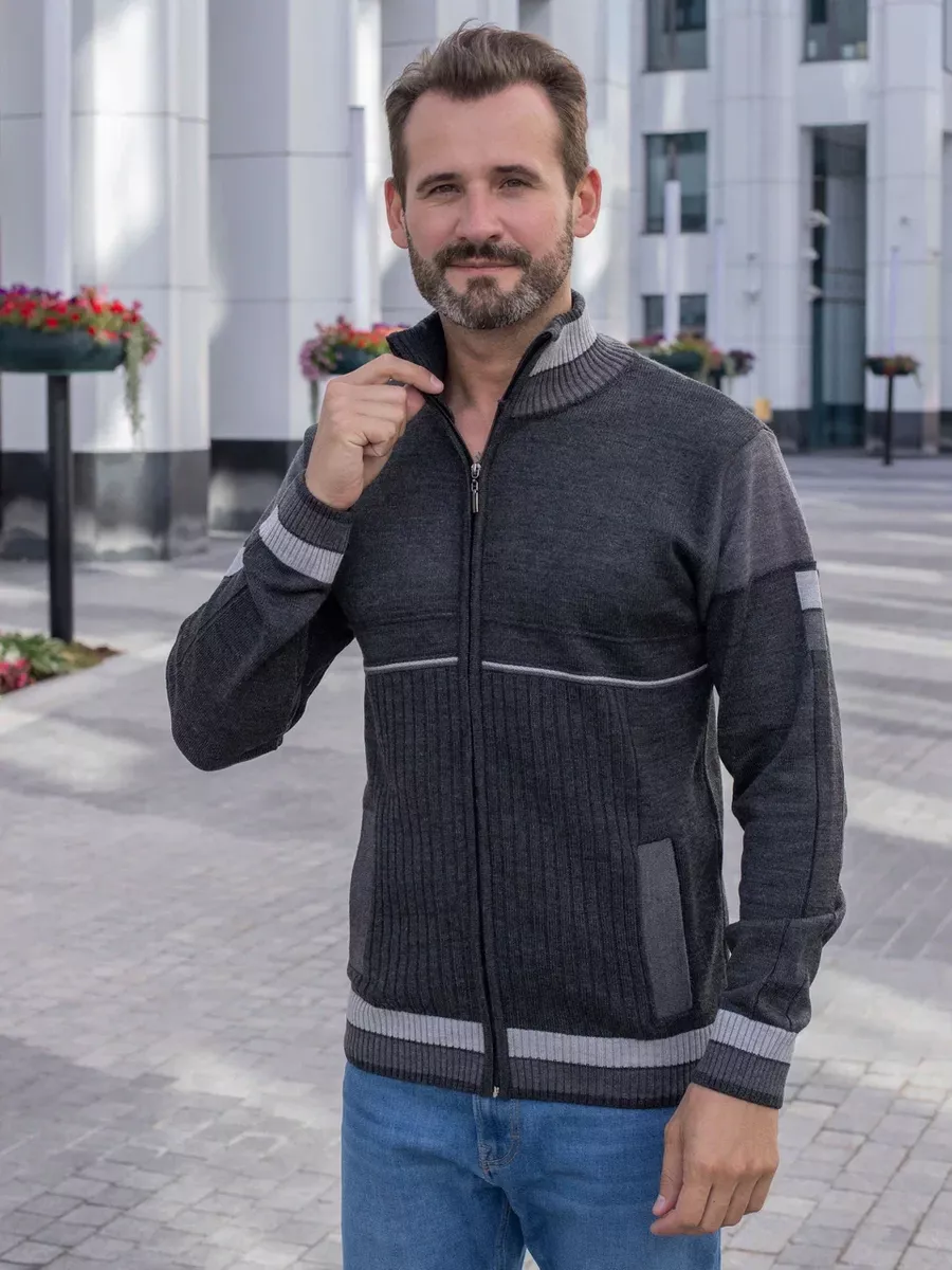 Джемпер на молнии с горлом...