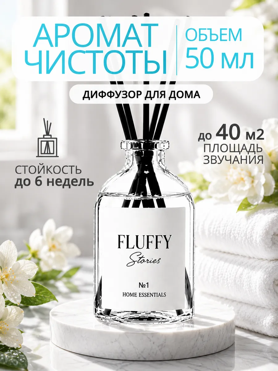 Диффузор для дома с палочками парфюмированный стойкий 1 шт