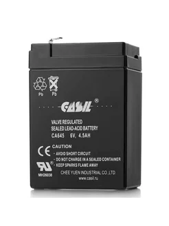 Аккумуляторная батарея CASIL CA645 6V 4,5Ah