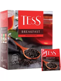 Чай черный Breakfast 100 пак TESS 238519973 купить за 267 ₽ в интернет-магазине Wildberries