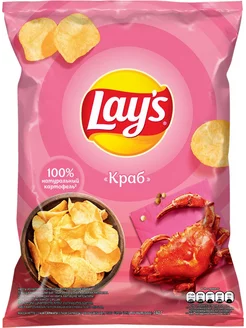 Чипсы картофельные LAY'S Краб 140г