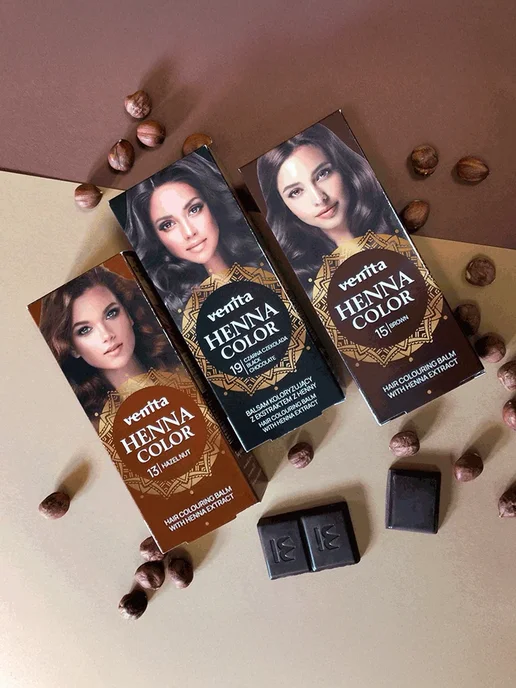 VENITA Травяной бальзам Henna Color 15 Коричневый, 75 мл, 75 мл, фото 2