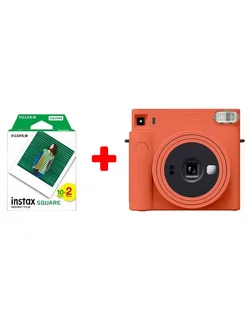 Фотопленка Instax Square 20шт + Фотоаппарат SQ1