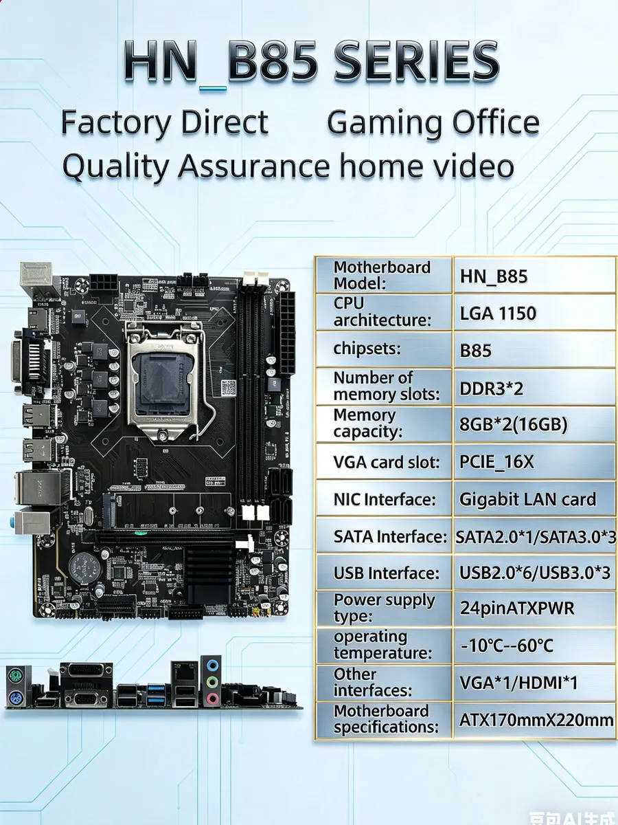 Материнская плата B85 LGA1150