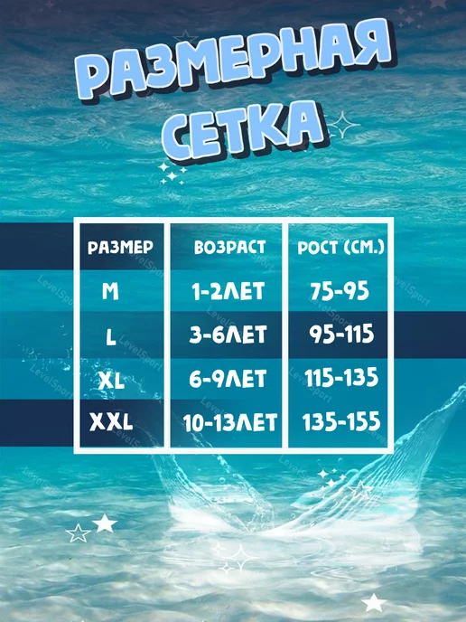 AQUASPORTIV Плавки пляжные шортиками и шапочка для плавания, голубой, фото 2