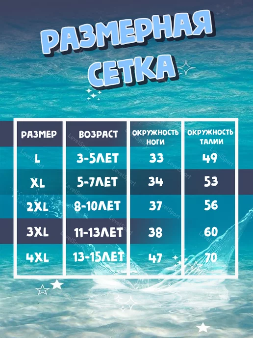 AQUASPORTIV Плавки пляжные шортиками и шапочка для плавания, синий, фото 2