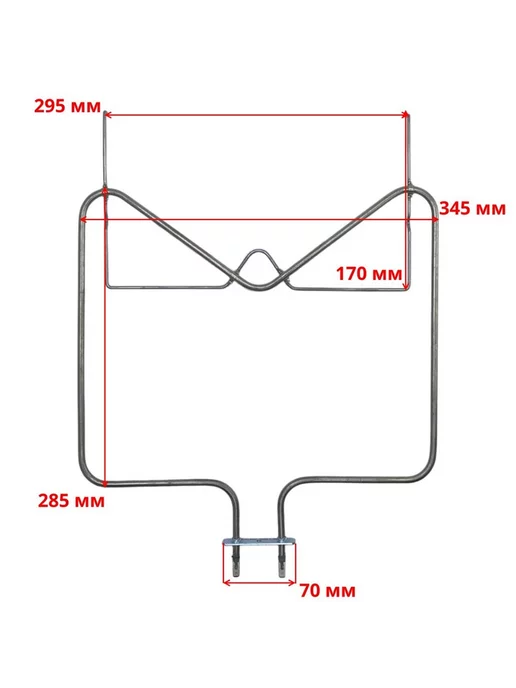 SP-HUB ТЭН духовки нижний Indesit Ariston Whirlpool 1150W C00324022, 1150 Вт, фото 2