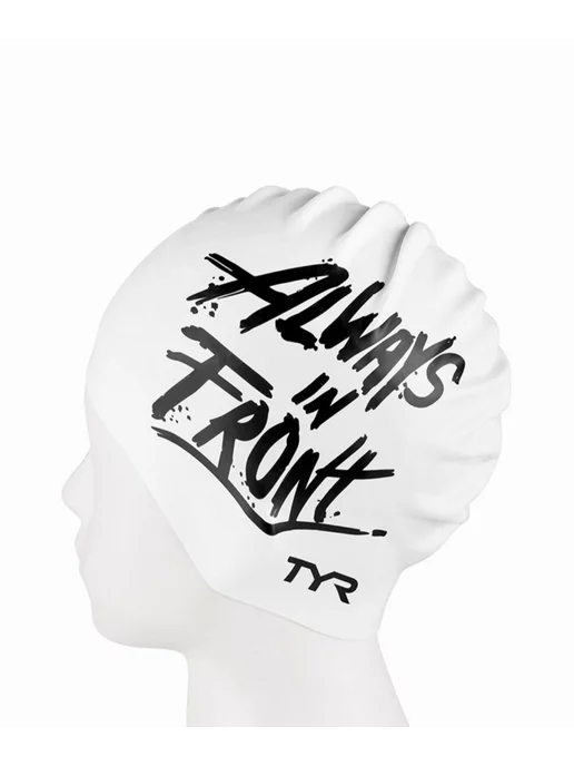 TYR Шапочка для плавания Marker Graphic Silicone Swim Cap