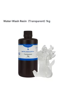 Фотополимер Water-Wash Resin+ Прозрачный цвет, 1 л KINGROON 238777288 купить за 1 734 ₽ в интернет-магазине Wildberries