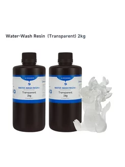 Фотополимер Water-Wash Resin+ Прозрачный цвет, 2 л KINGROON 238777289 купить за 2 879 ₽ в интернет-магазине Wildberries