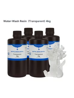 Фотополимер Water-Wash Resin+ Прозрачный цвет 4 л KINGROON 238777290 купить за 5 376 ₽ в интернет-магазине Wildberries