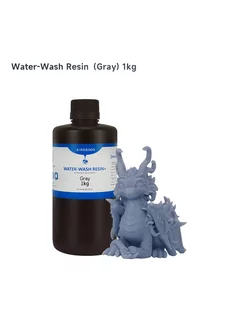 Фотополимер Water-Wash Resin+ Серый, 1 л KINGROON 238777294 купить за 1 586 ₽ в интернет-магазине Wildberries