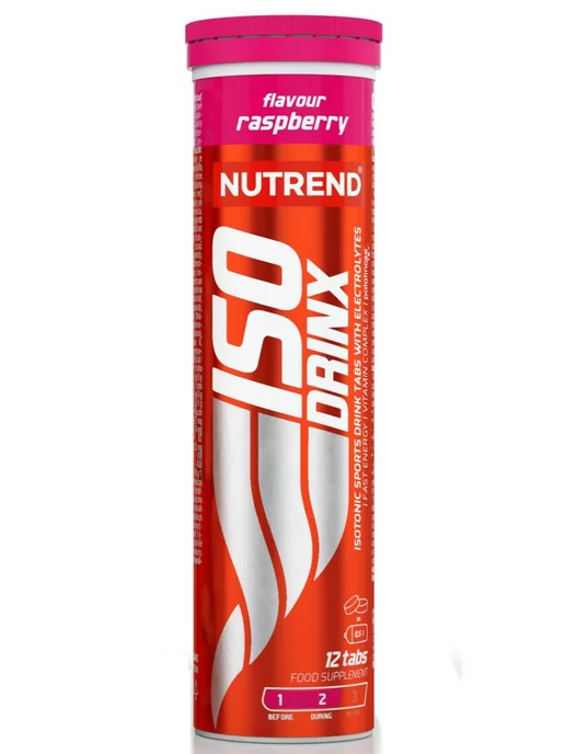 NUTREND Isodrinx Изотоник в таблетках 12 шт Малина