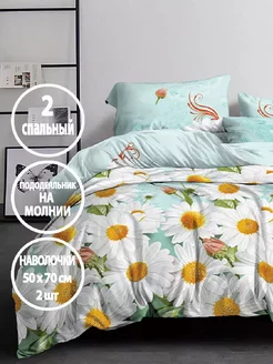 Постельное белье, 2-спальное на молнии, наволочки 50х70см Letto 238809911 купить за 935 ₽ в интернет-магазине Wildberries