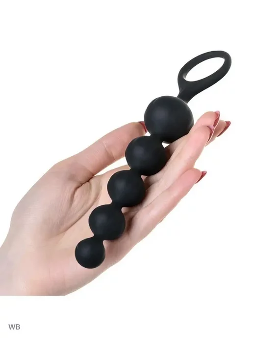 satisfyer Набор анальных стимуляторов Beads 2 шт плаги, 2 шт, фото 3