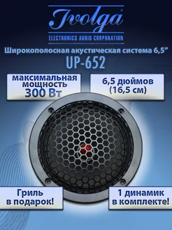 Автомобильные колонки широкополосные UP-652