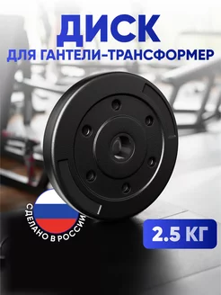 Диск для гантелей и штанг 2,5 кг