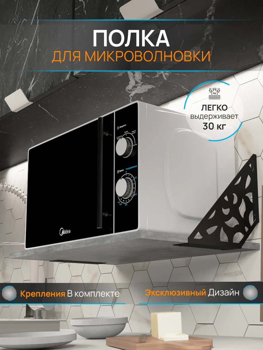 Полка настенная для кухни...