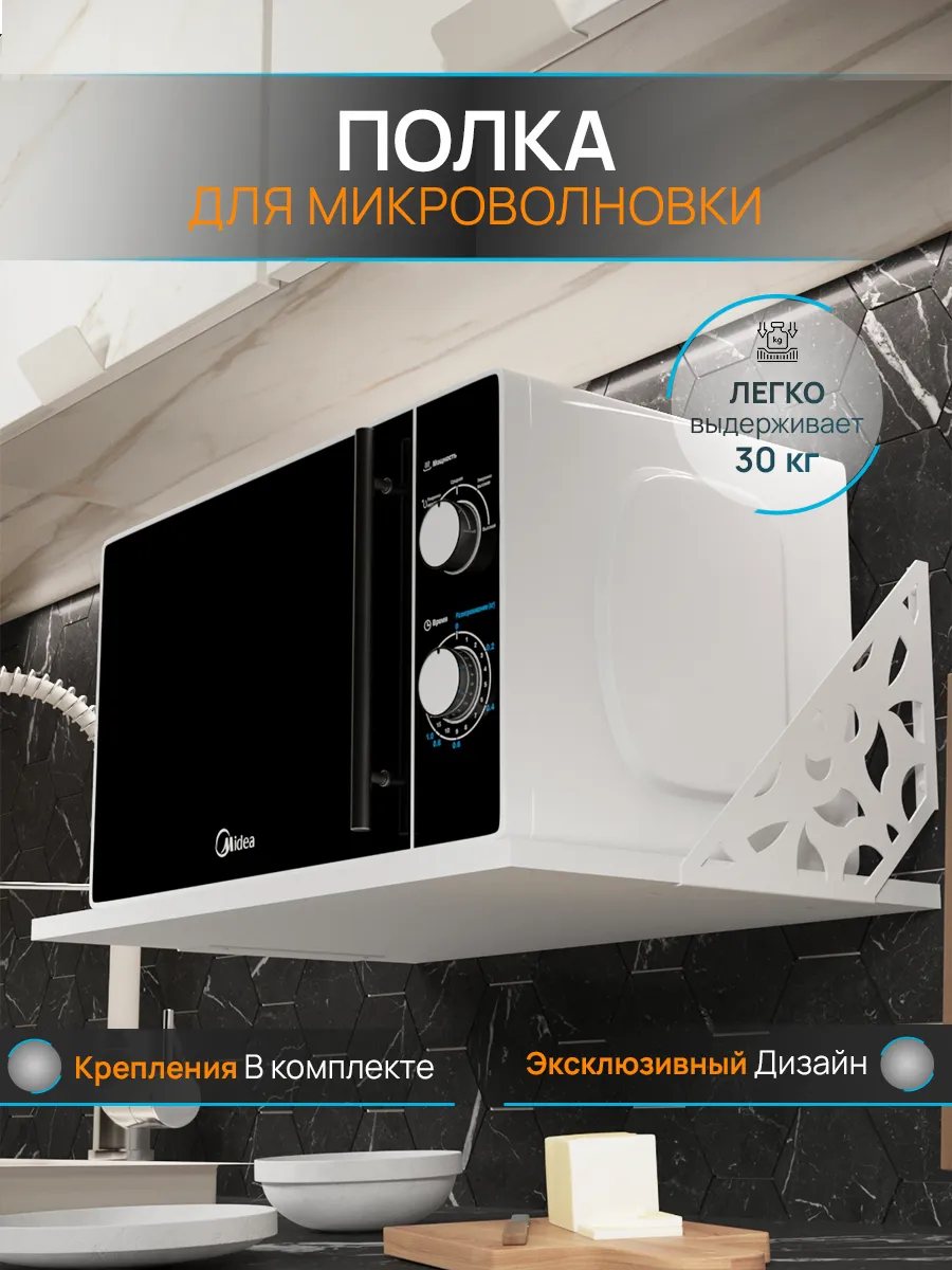 Полка настенная для кухни...
