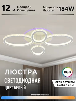 Люстра потолочная светодиодная с пультом Profit Light 238996304 купить за 4 008 ₽ в интернет-магазине Wildberries