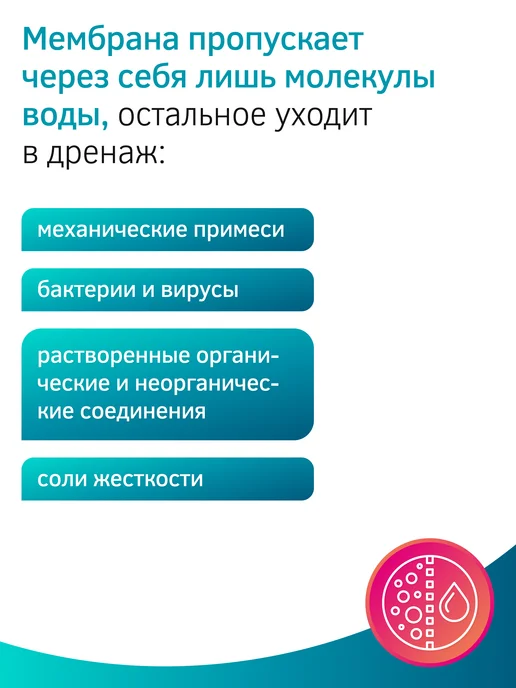 PRIO Сменная мембрана обратного осмоса для воды NOX100, вариант, фото 4