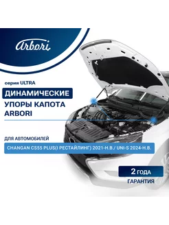 Упоры капота CHANGAN CS55 Plus 21-н.в. Uni-S 24-н.в, 2 шт