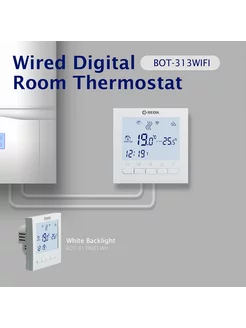 Терморегулятор c Wi-Fi 220 В для газового котла Beok 239053675 купить за 2 357 ₽ в интернет-магазине Wildberries