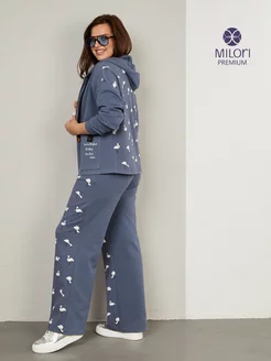 Костюм трикотажный с брюками двойка MILORI 239074137 купить за 7 012 ₽ в интернет-магазине Wildberries