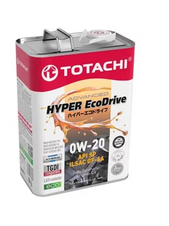 Моторное масло TОTАCHI HYPER Ecodrive SP RC GF-6A 0W-20 4 л