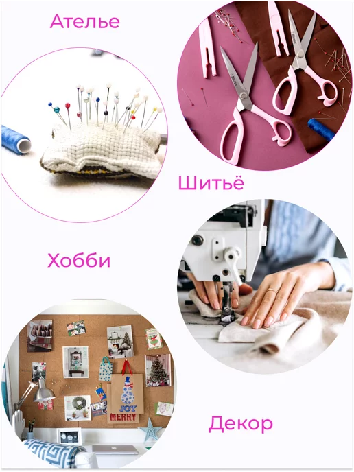evaday456 Набор Булавки портновские для шитья тонкие, 100 штук, синий, фото 2