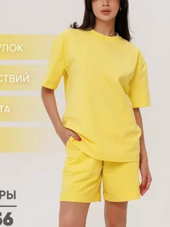 летний домашний костюм с шортами Eleganza 239089484 купить за 548 ₽ в интернет-магазине Wildberries