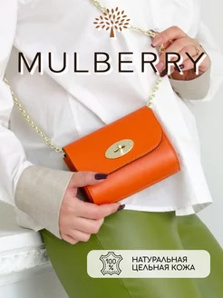 Мини сумочка Mulberry из натуральной кожи FEDAZZI 239158823 купить за 8 193 ₽ в интернет-магазине Wildberries