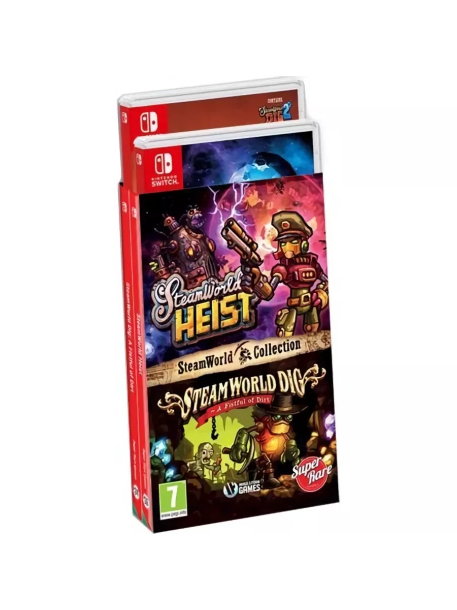 Super Rare Games selling SRG Steamworld Collection Dig Fistful of Dirt Steamworld Heist