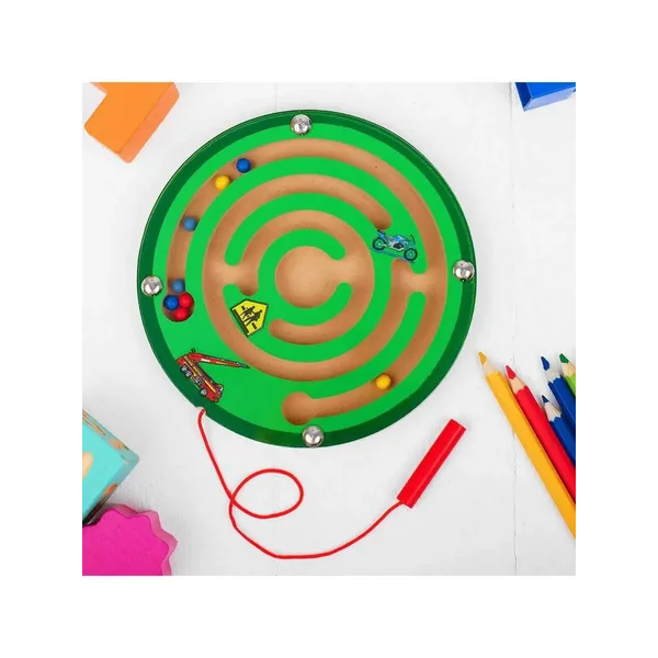 Лабиринт магнитный малый "Волчок", развивающий, для детей