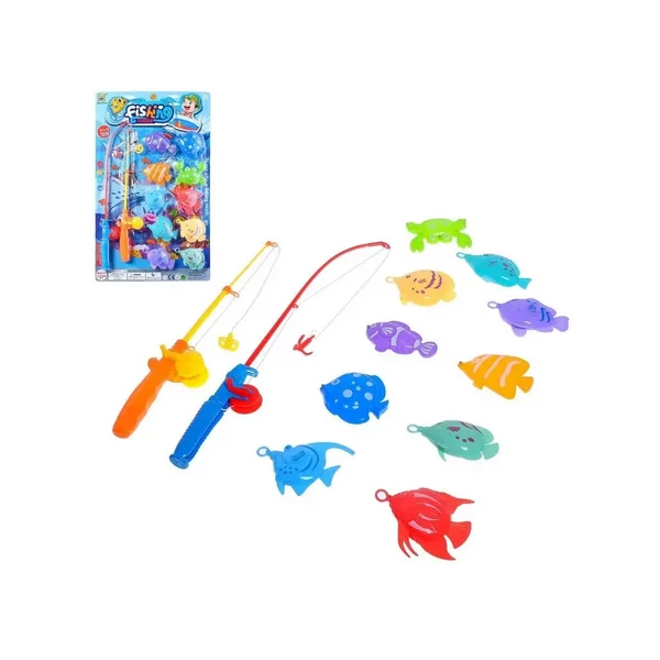 Рыбалка "Большой улов", 10 рыбок, 2 удочки