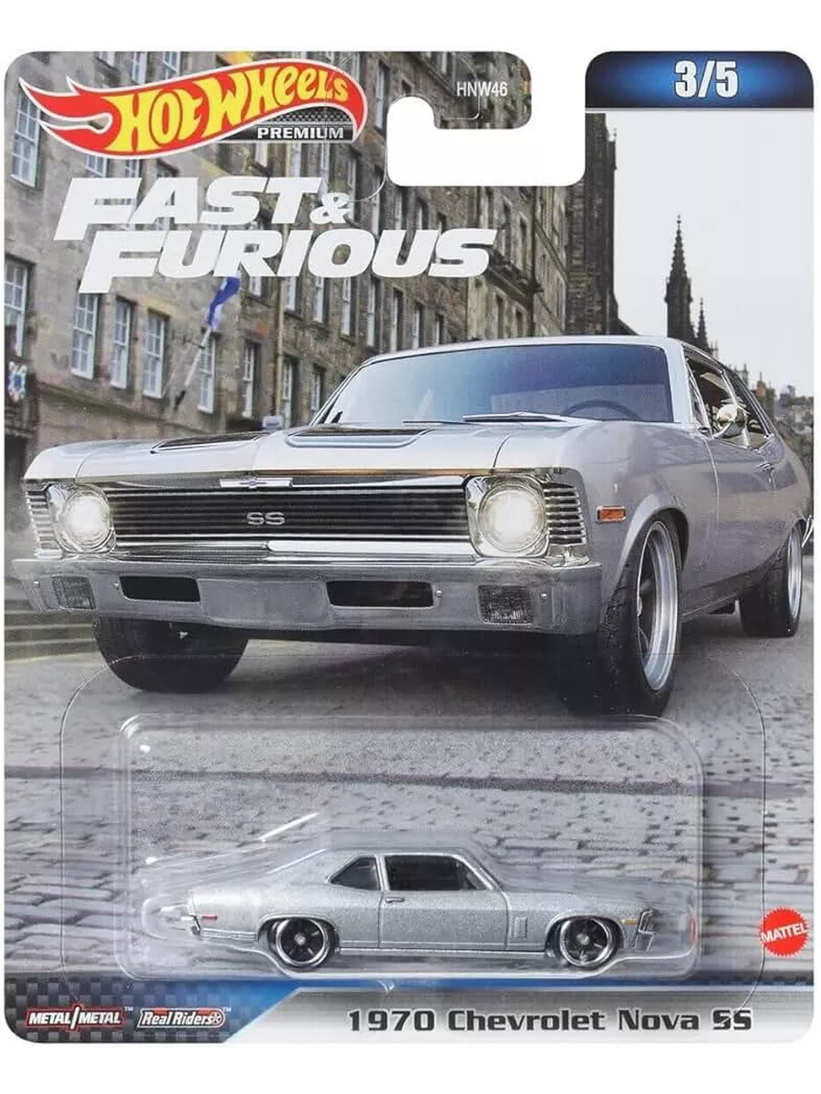 Металлическая машинка Premium 1970 Chevrolet Nova SS Hot Wheels Металлическая машинка Premium 1970 Chevrolet Nova SS Hot Wheels