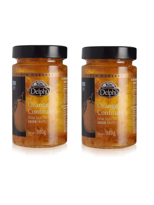 Delphi Food Delphi конфитюр из сочных апельсинов 380гр(Набор из 2шт), 380 г, 2 шт