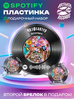 Spotify постер Neverlove, брелок Neverlove - Милфхантер