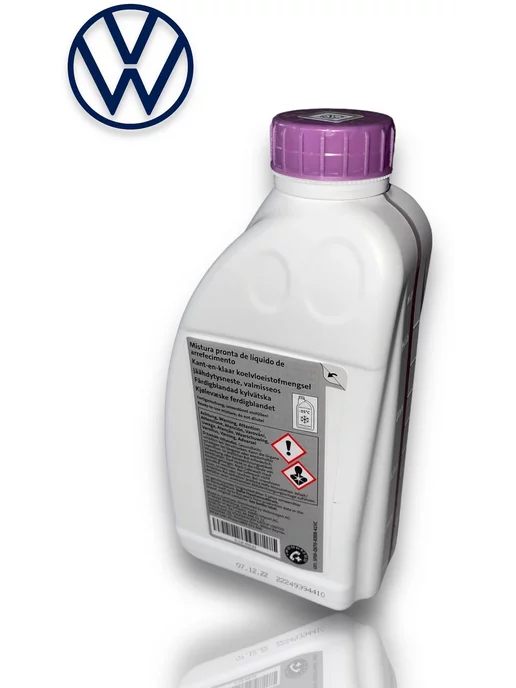 VAG (VW/Audi/Skoda/Seat) Антифриз фольксваген vag g12 evo фиолетовый готовый 1л, 1 л, фото 3