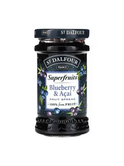 Джем черничный с ягодами асаи Superfruits 170 г