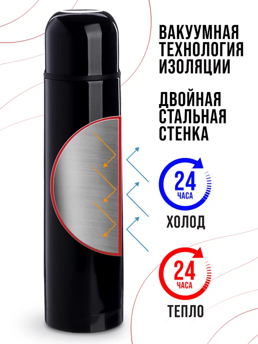 Термос из нержавеющей стали 0,75 л - фото 15