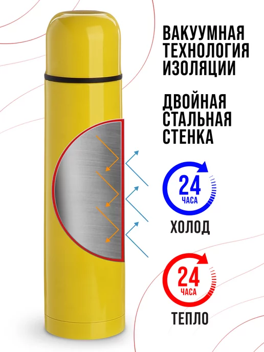 Термос из нержавеющей стали 0,75 л - фото 15