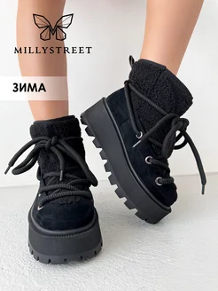 Угги зимние на платформе MILLYSTREET 239465318 купить за 5 200 ₽ в интернет-магазине Wildberries