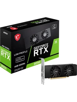 Видеокарта GeForce RTX 3050 LP 6G MSI 239472084 купить за 21 812 ₽ в интернет-магазине Wildberries