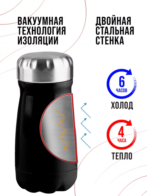 Термокружка из нержавеющей стали 0,35 л - фото 12