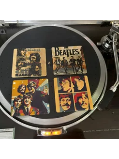 Подставки под кружки The Beatles Битлз АртДетали 239497808 купить за 440 ₽ в интернет-магазине Wildberries